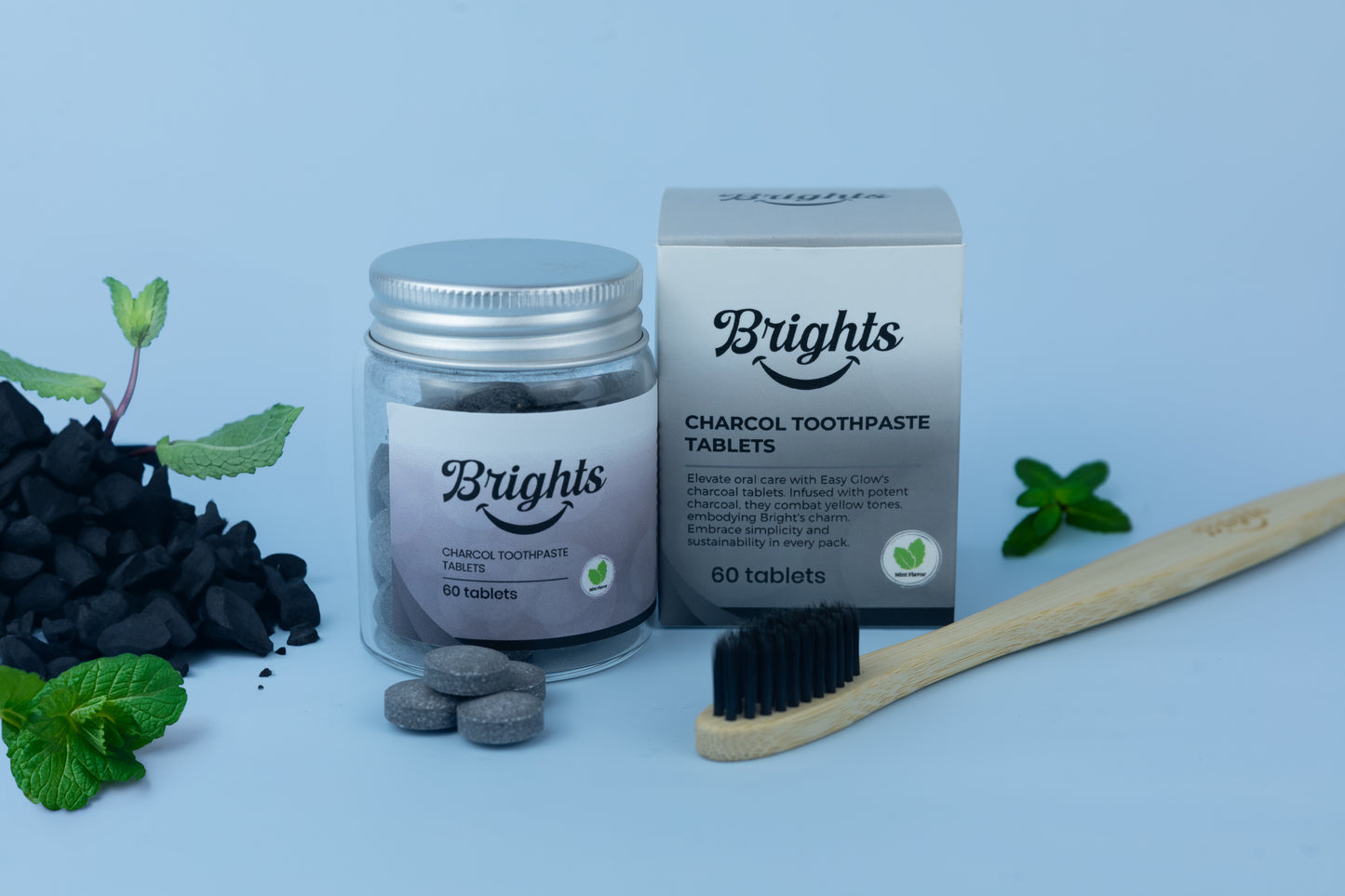 Charcoal Mint - Toothpaste tablets